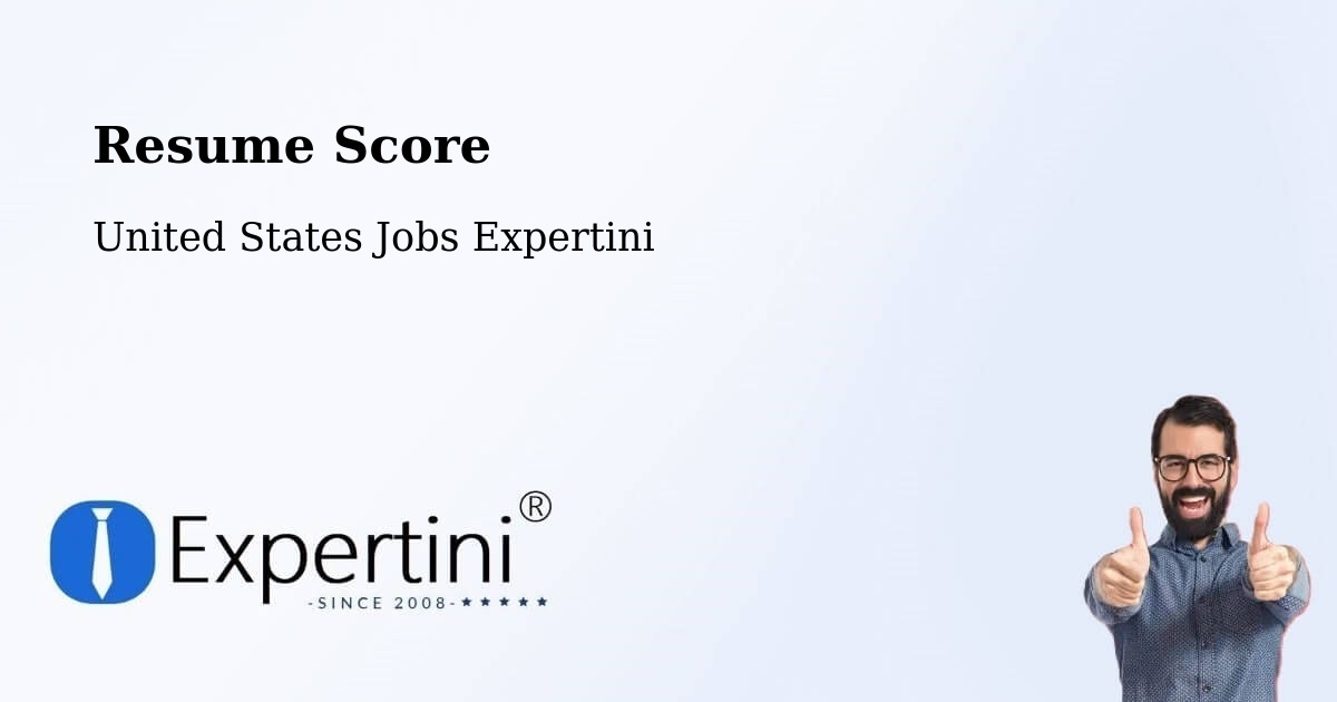 Resume Score & Job Description Match Tool – Windber - United States Jobs Expertini